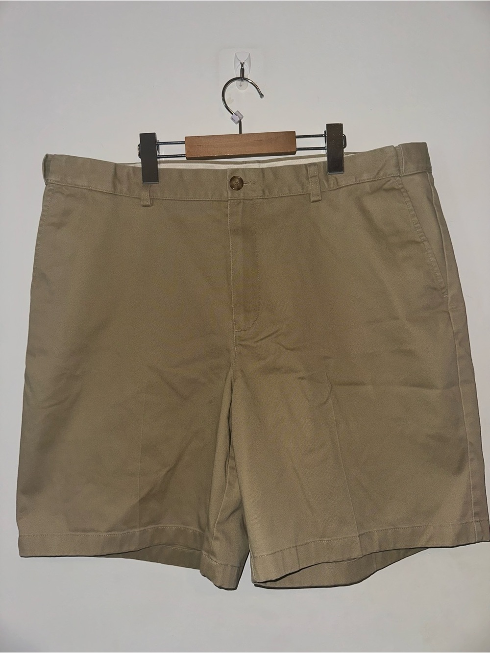 L.L. Bean Tan Flat-Front Men's Shorts